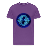 Thumbnail for Men's Pisces Premium T-Shirt - purple