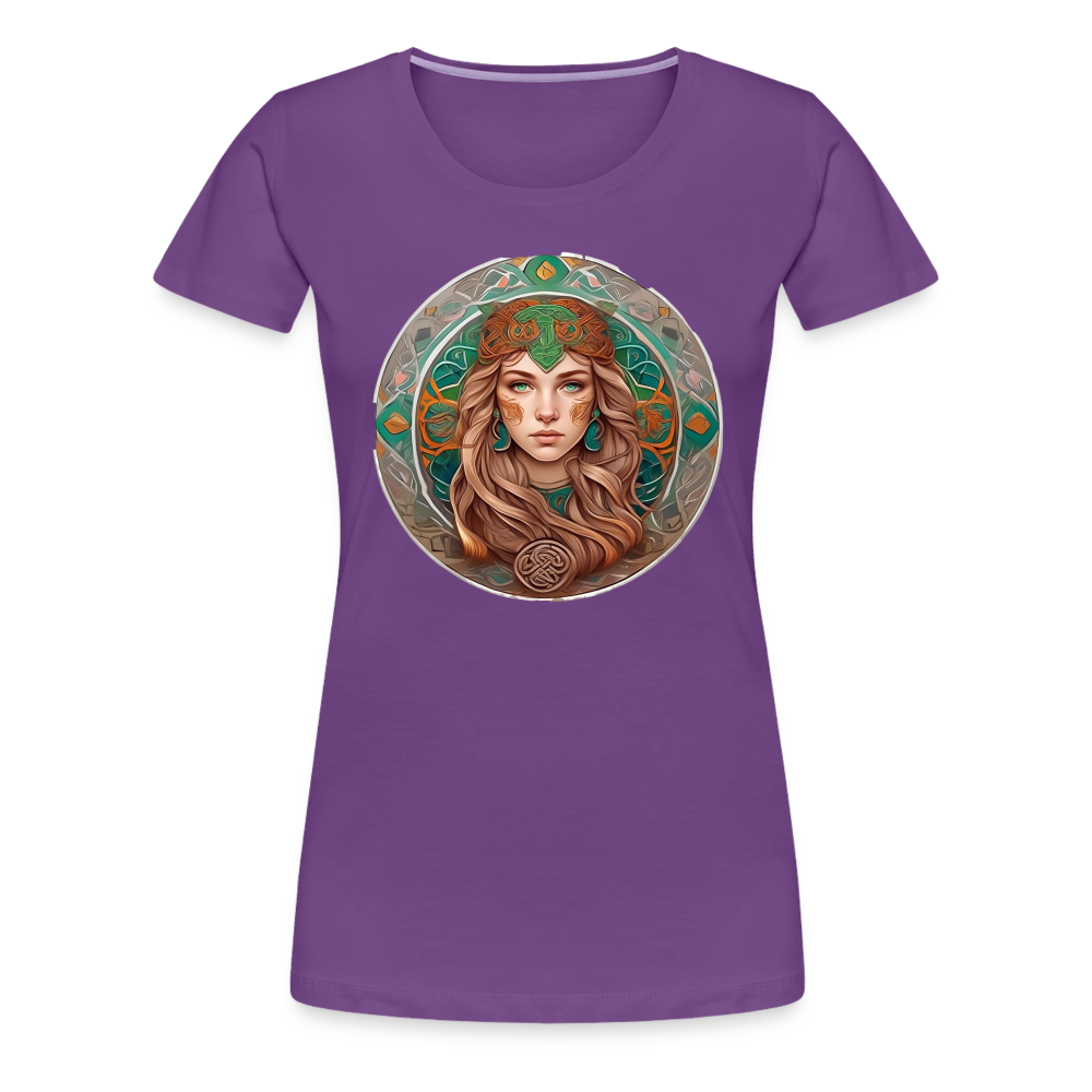 Women’s Mythical Virgo Premium T-Shirt - purple