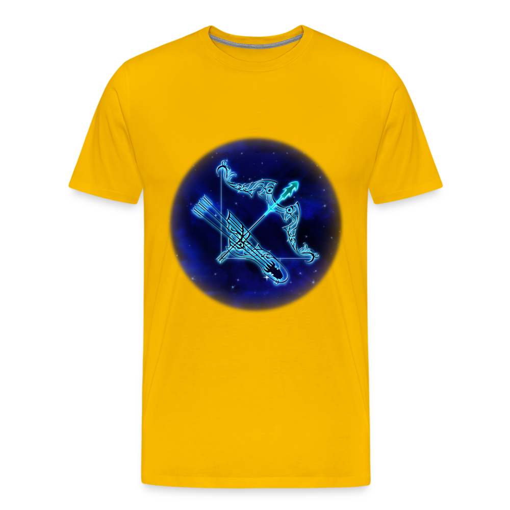 Men's Sagittarius Premium T-Shirt - sun yellow