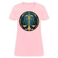 Thumbnail for Women's Mystic Libra T-Shirt - pink