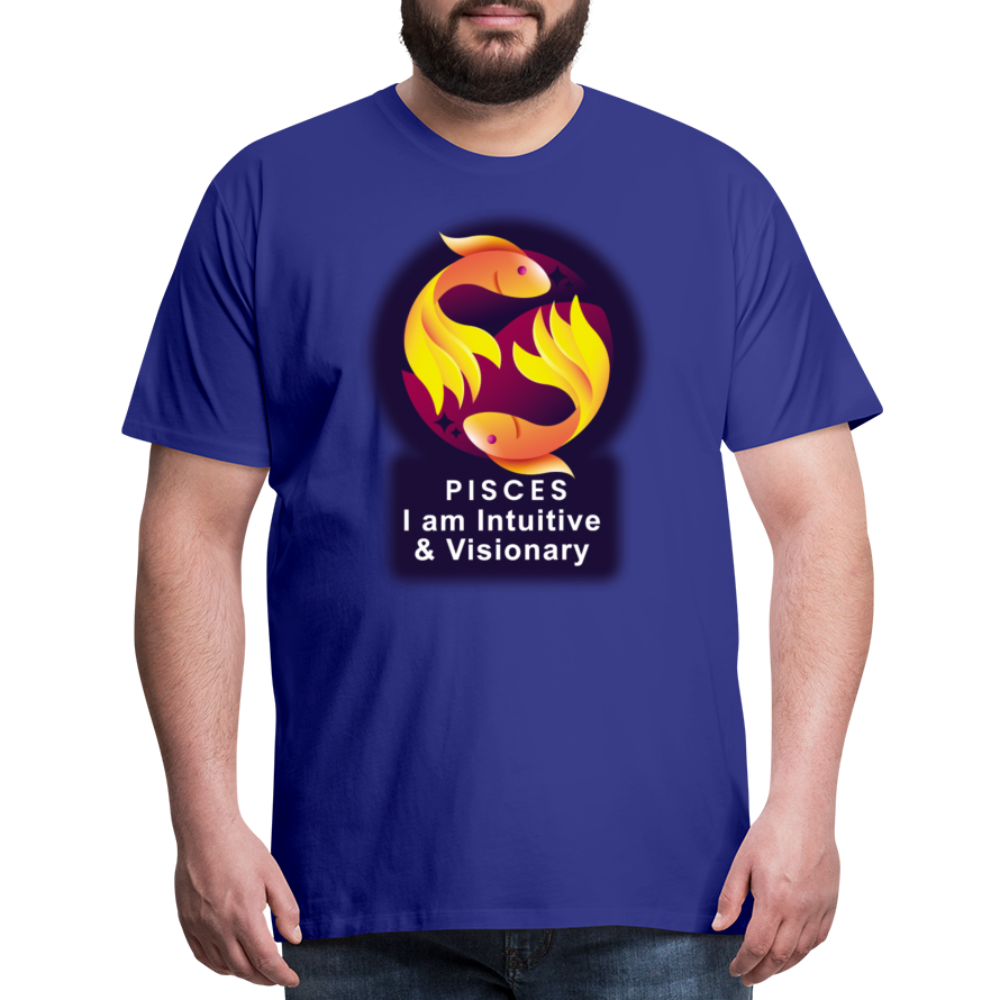 Men's Glow Pisces Premium T-Shirt - royal blue