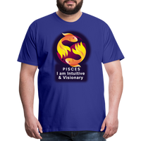 Thumbnail for Men's Glow Pisces Premium T-Shirt - royal blue