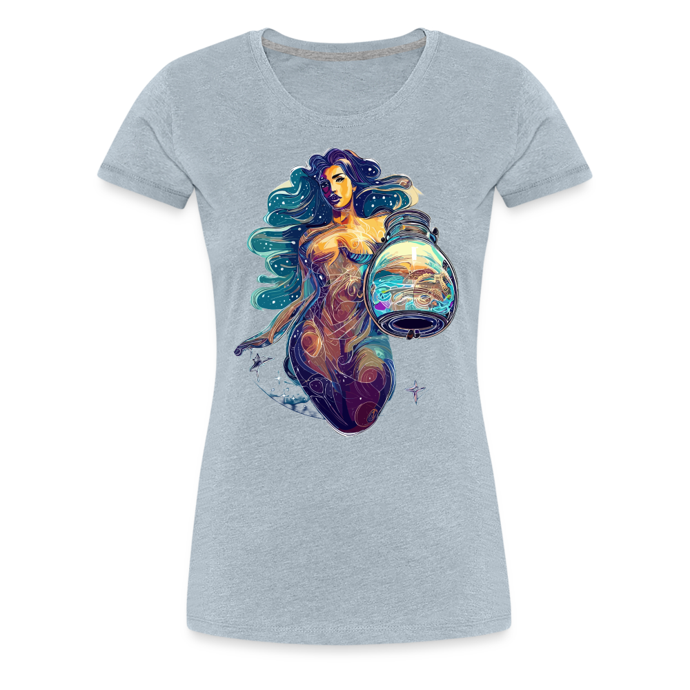 Women’s Mythical Aquarius Premium T-Shirt - heather ice blue