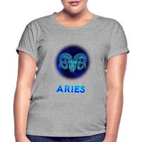 Thumbnail for Women's Aries Relaxed Fit T-Shirt - heather gray