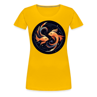 Thumbnail for Women’s Mystic Pisces Premium T-Shirt - sun yellow