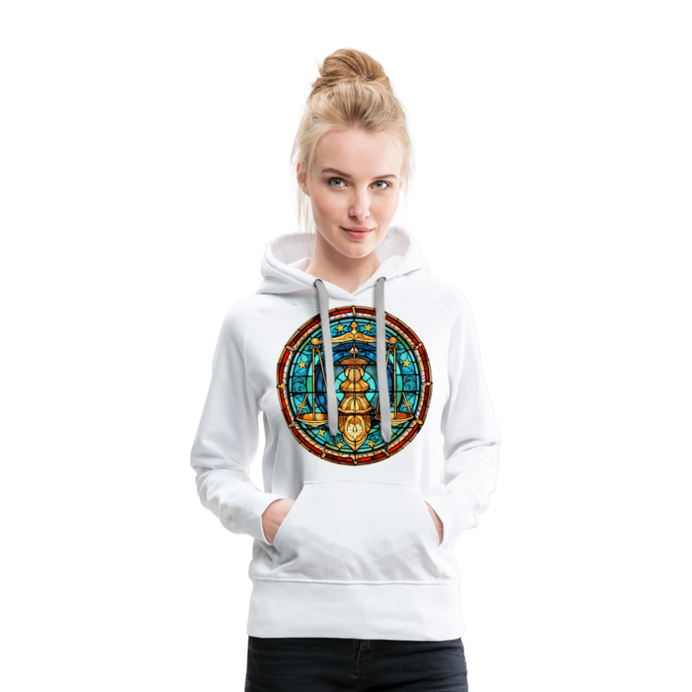 Women’s Mosaic Libra Premium Hoodie - white