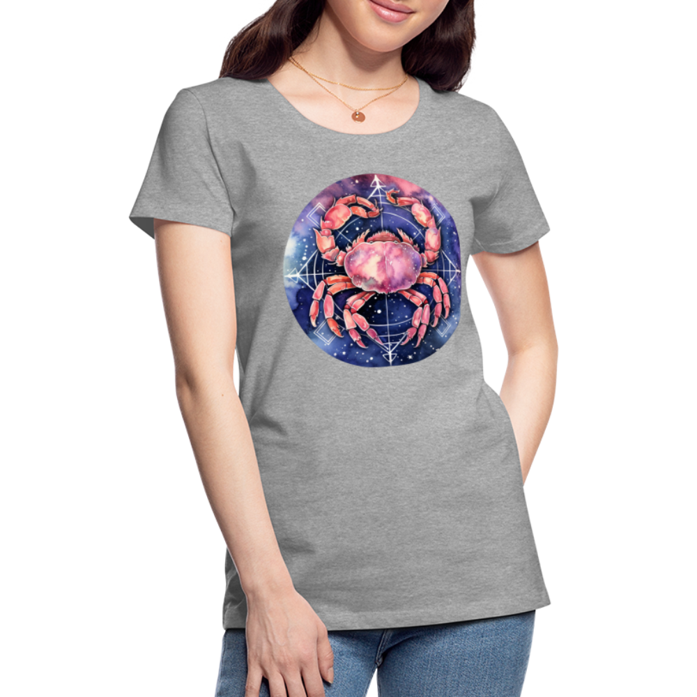 Women’s Mythical Cancer Premium T-Shirt - heather gray