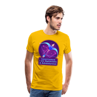 Thumbnail for Men's Neon Sagittarius Premium T-Shirt - sun yellow