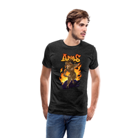 Thumbnail for Men's Fiery Aries Premium T-Shirt - charcoal grey