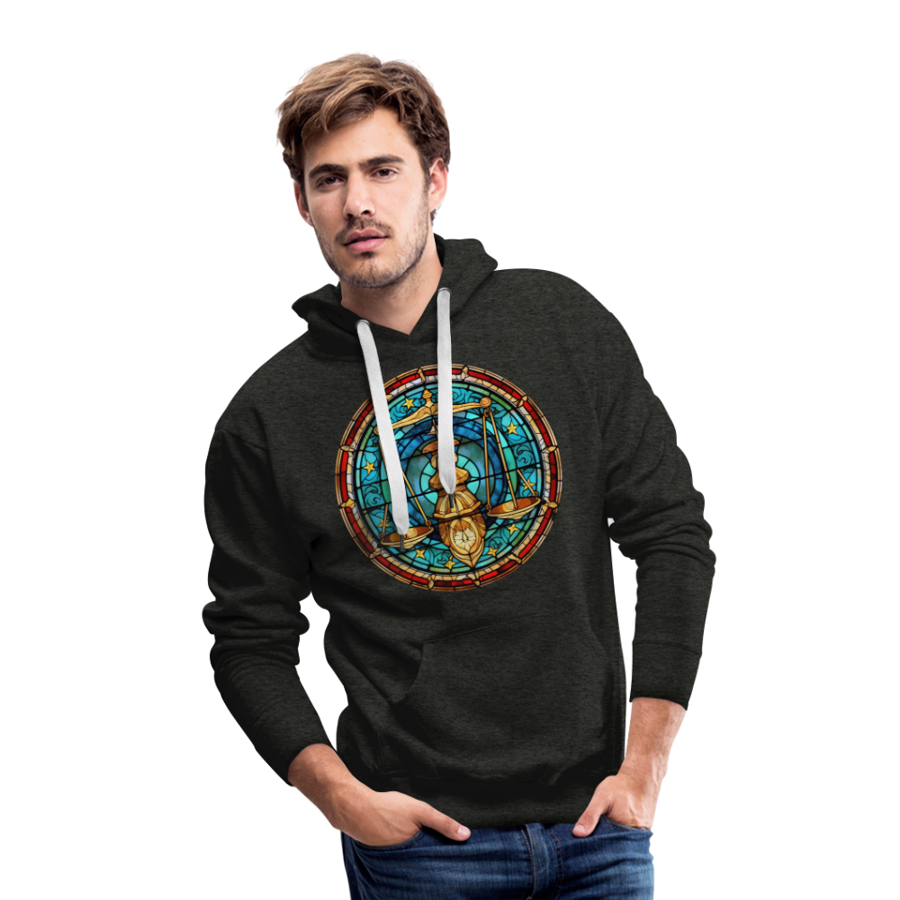 Men’s Mosaic Libra Premium Hoodie - charcoal grey