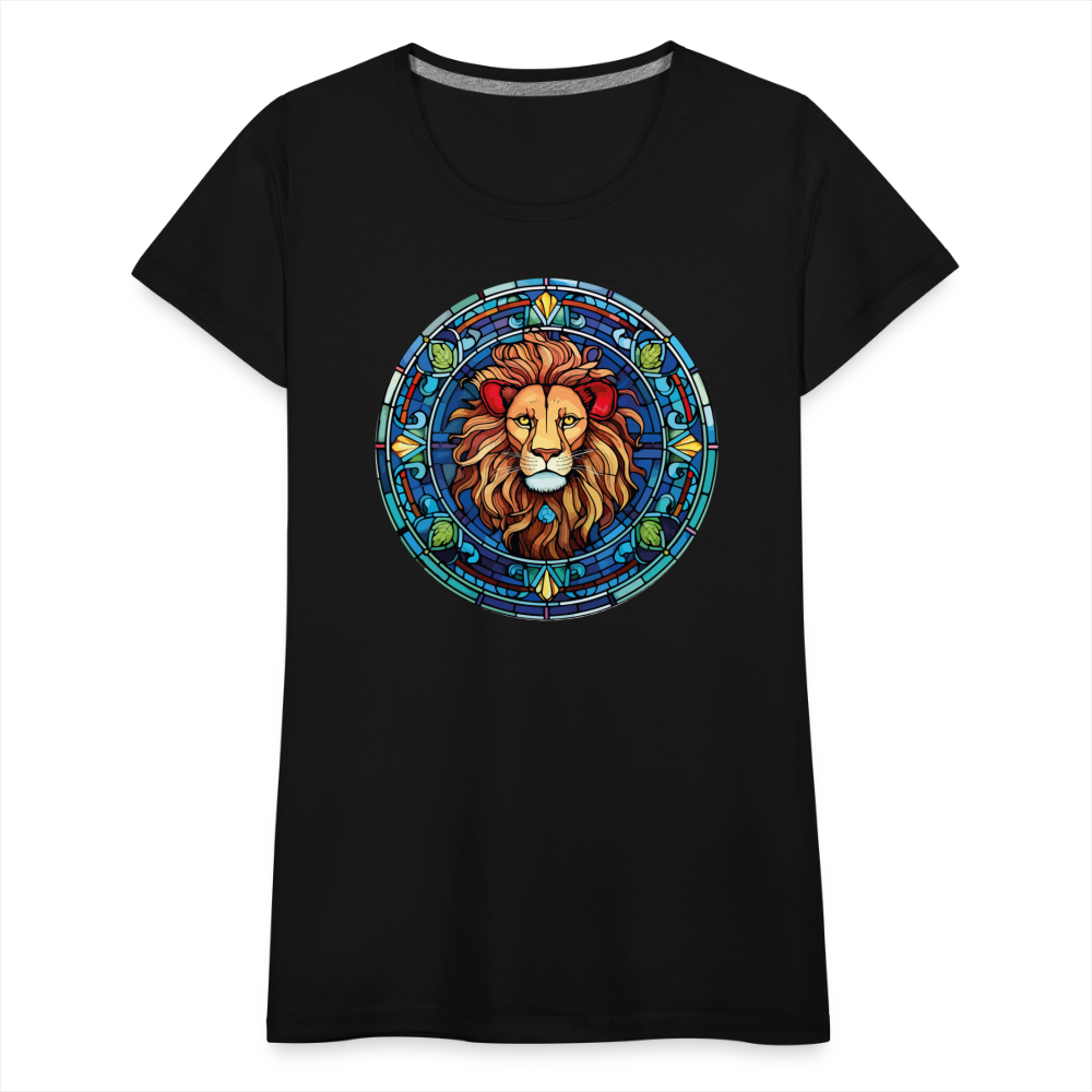 Women's Mosaic Leo Premium T-Shirt - black