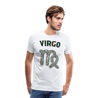 Thumbnail for Men's Power Words Virgo Premium T-Shirt - white