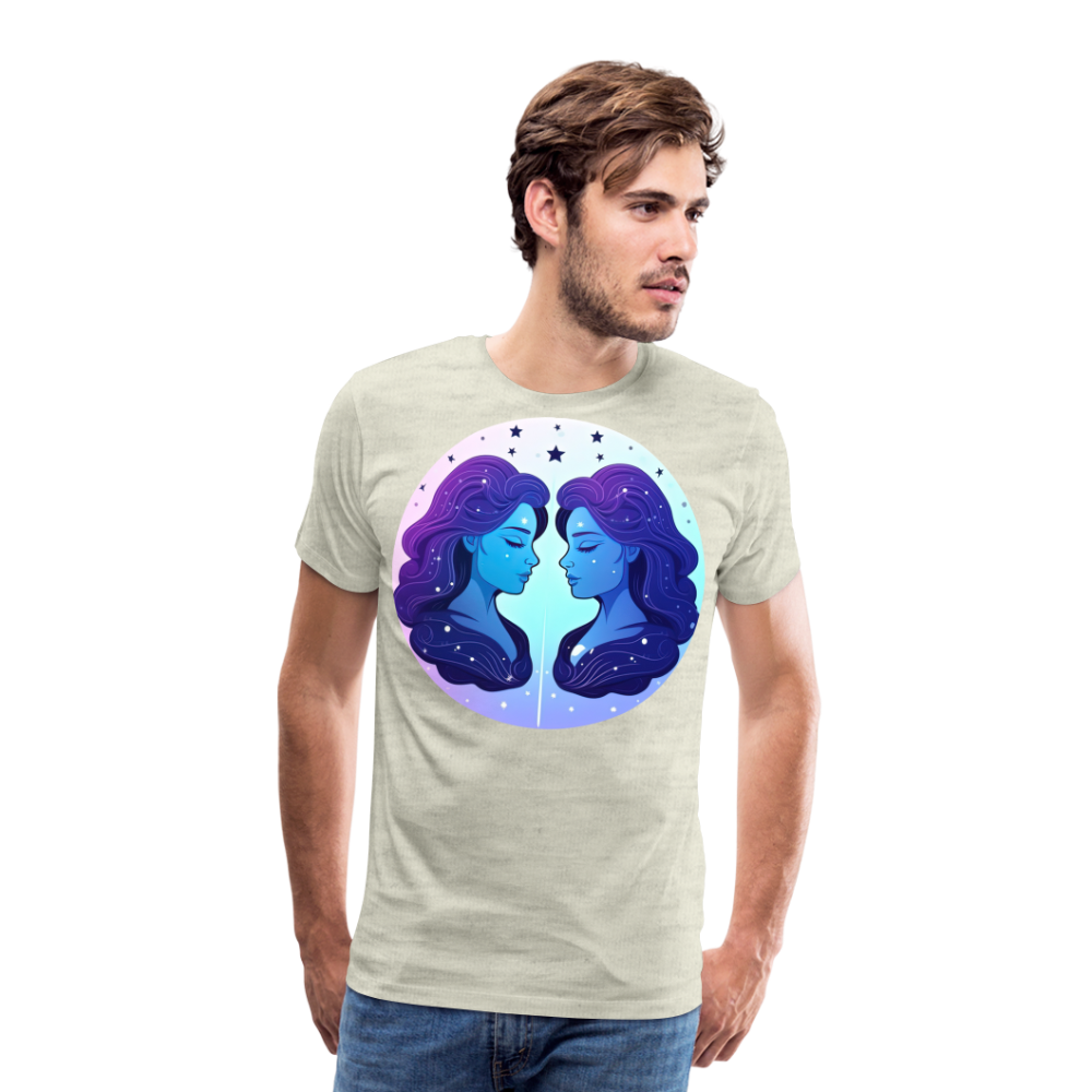 Men's Magic Gemini Premium T-Shirt - heather oatmeal