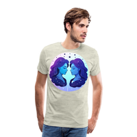 Thumbnail for Men's Magic Gemini Premium T-Shirt - heather oatmeal