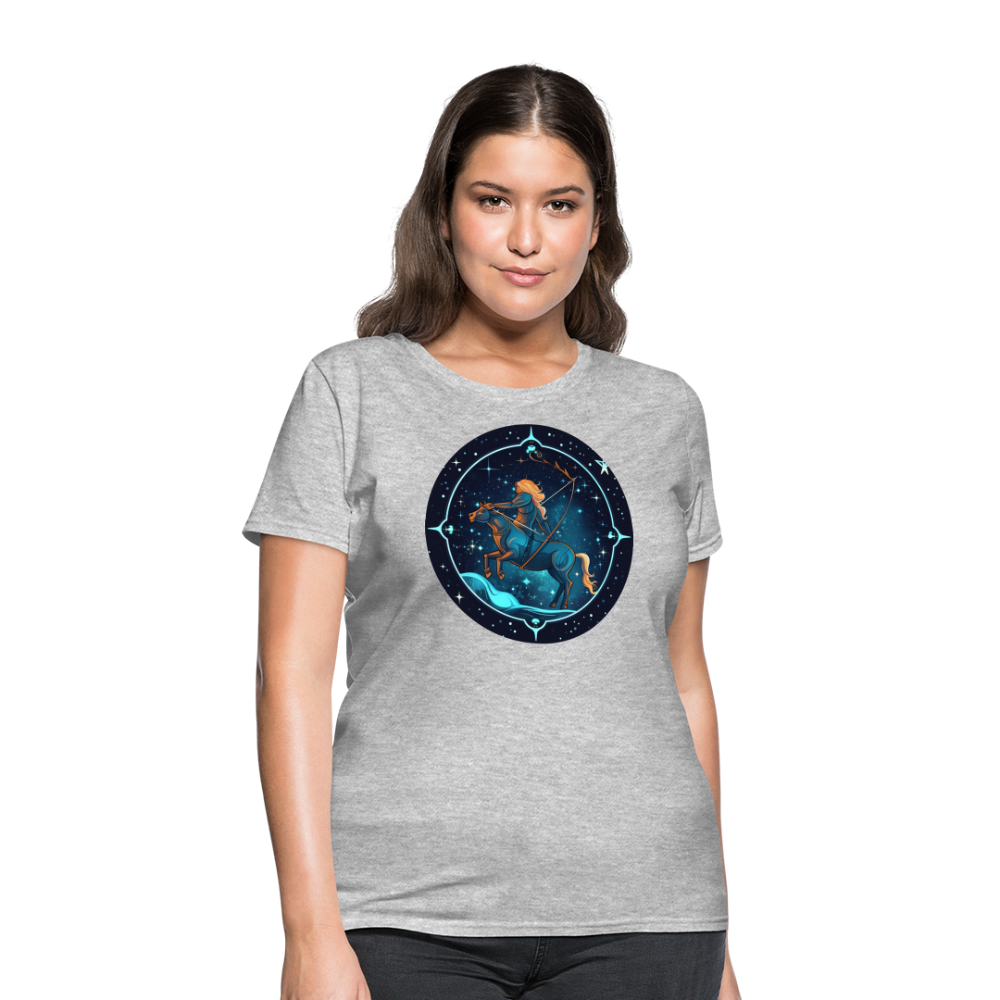 Women's Magic Sagittarius T-Shirt - heather gray