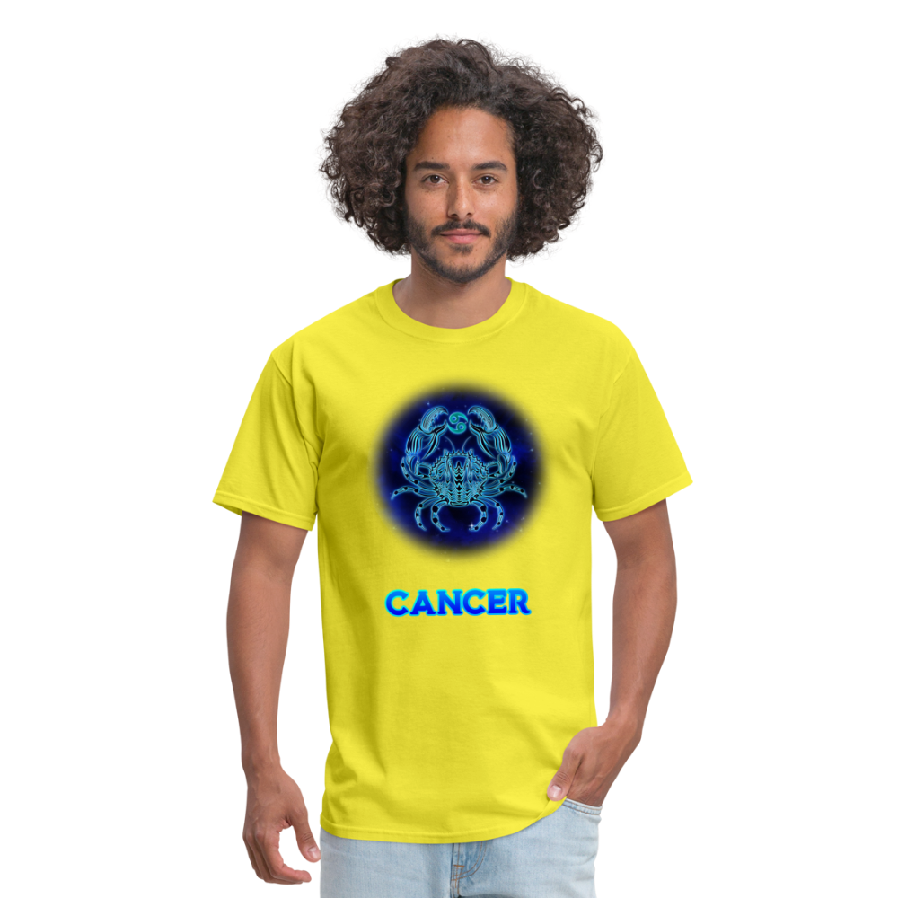 Men's Stellar Cancer Classic T-Shirt - yellow