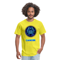 Thumbnail for Men's Stellar Cancer Classic T-Shirt - yellow