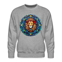 Thumbnail for Men’s Mosaic Leo Premium Sweatshirt - heather grey