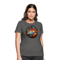 Thumbnail for Women's Mosaic Gemini T-Shirt - charcoal