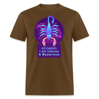 Thumbnail for Men's Neon Scorpio Classic T-Shirt - brown