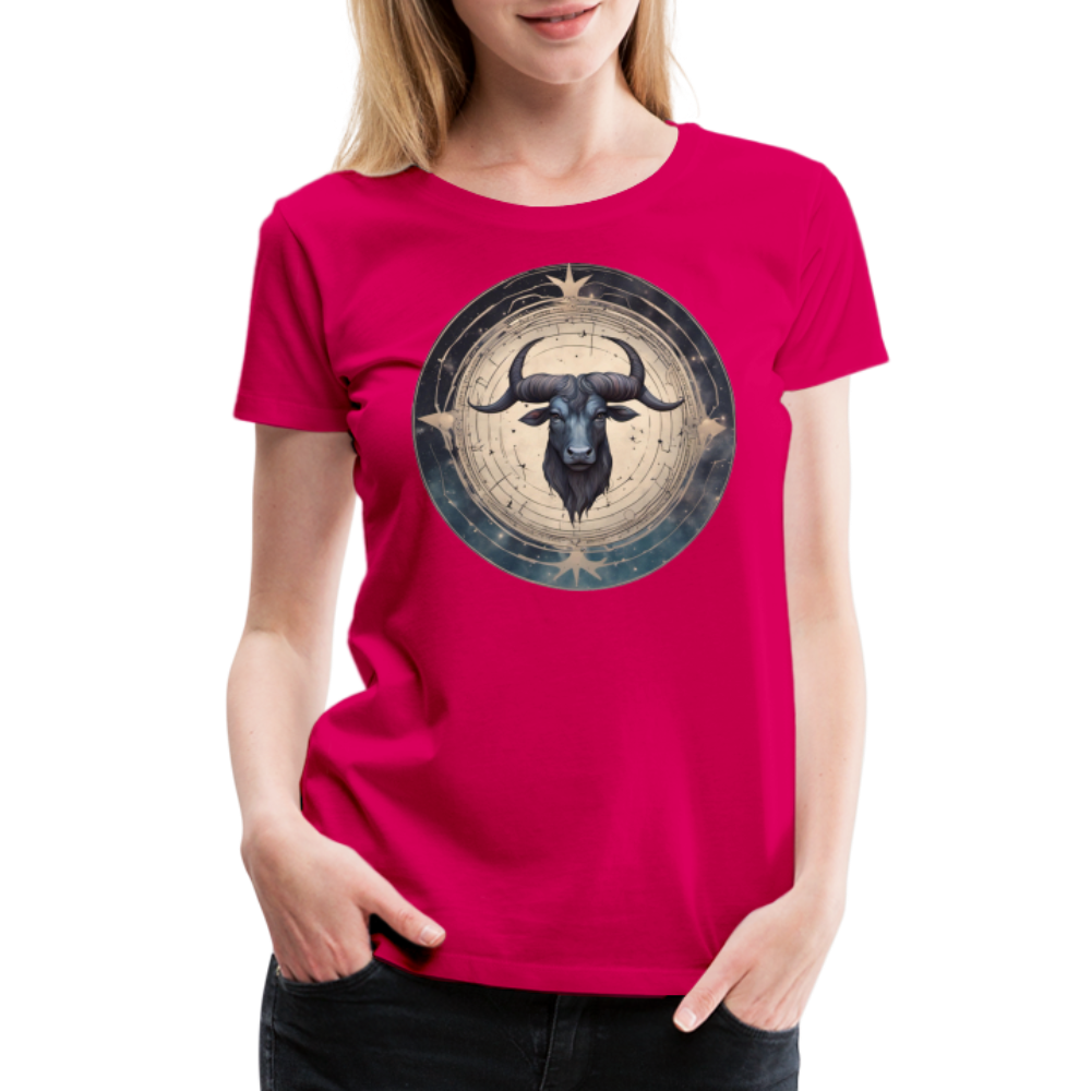 Women’s Mythical Taurus Premium T-Shirt - dark pink