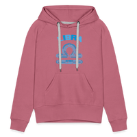 Thumbnail for Women's Power Words Libra Premium Hoodie - mauve