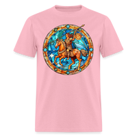 Thumbnail for Men's Mosaic Sagittarius Classic T-Shirt - pink