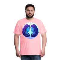 Thumbnail for Men's Magic Gemini Premium T-Shirt - pink