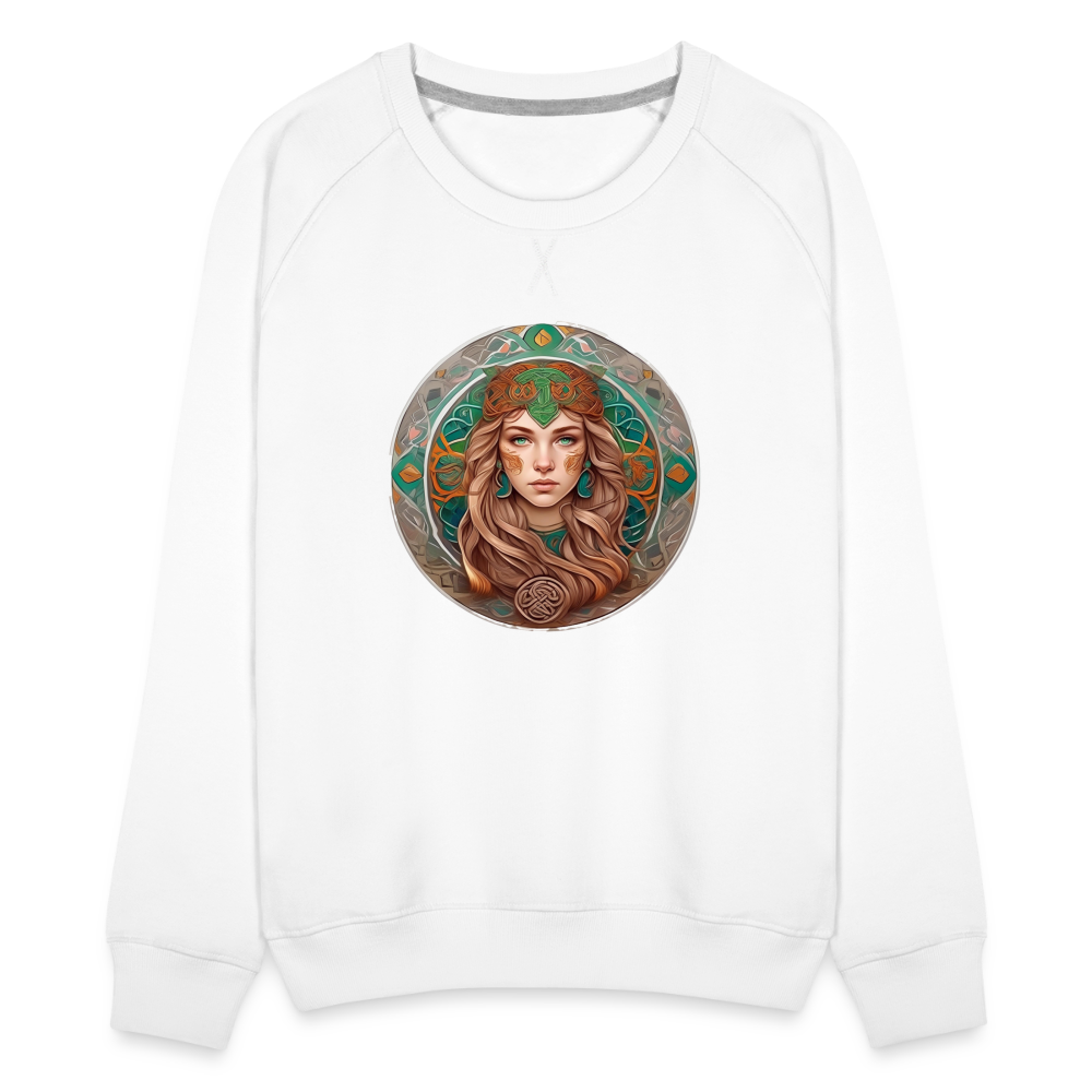 Women’s Mythical Virgo Premium Sweatshirt - white