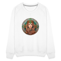 Thumbnail for Women’s Mythical Virgo Premium Sweatshirt - white