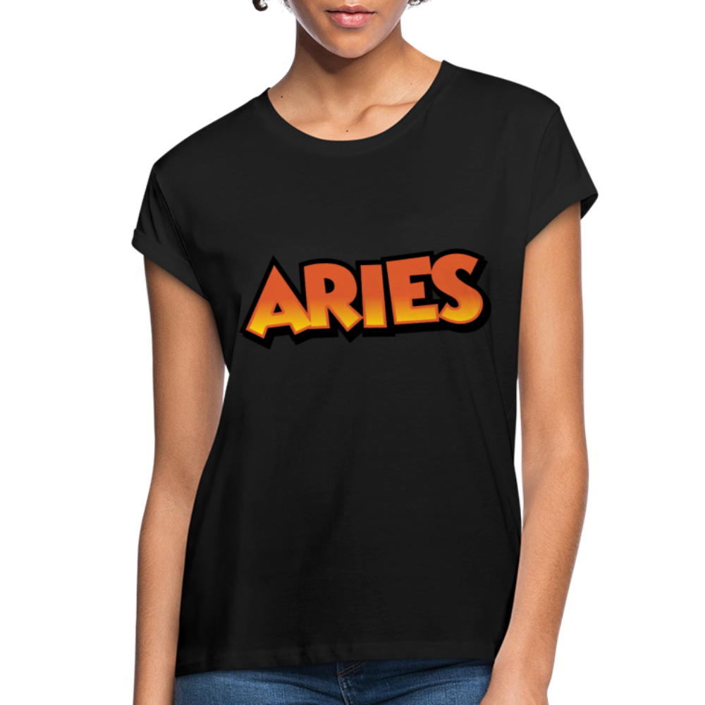 Women's Aries Oneeighty Relaxed Fit T-Shirt - black