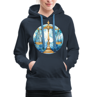 Thumbnail for Women’s Mythical Libra Premium Hoodie - navy