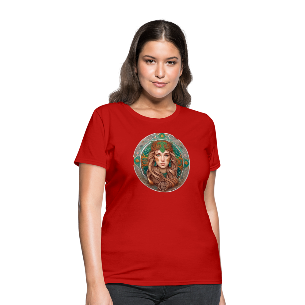 Women's Mythical Virgo T-Shirt - red