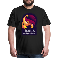 Thumbnail for Men's Glow Scorpio Premium T-Shirt - black