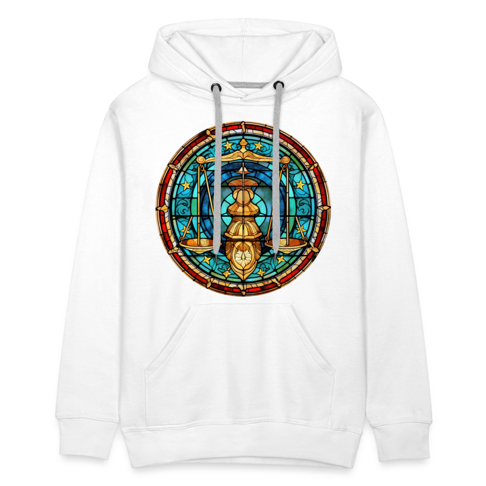 Men’s Mosaic Libra Premium Hoodie - white