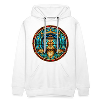 Thumbnail for Men’s Mosaic Libra Premium Hoodie - white