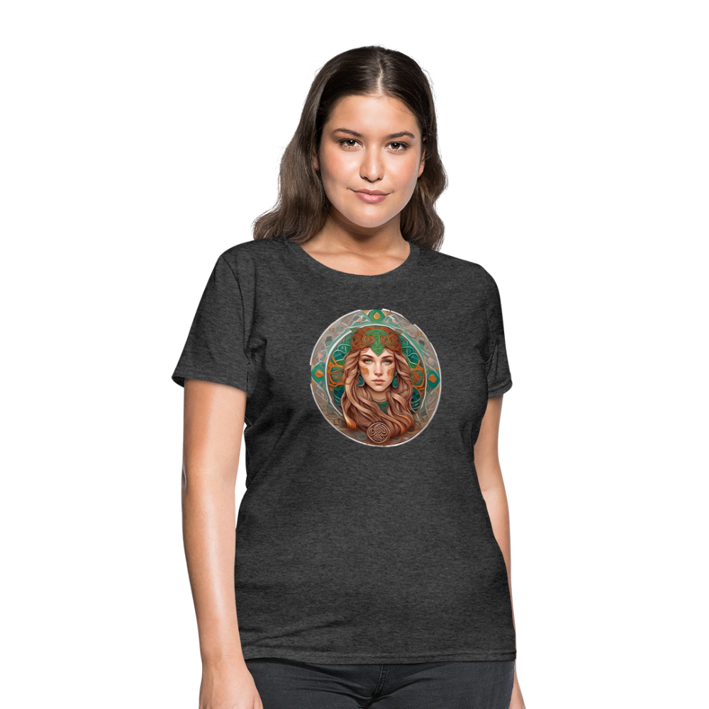 Women's Mythical Virgo T-Shirt - heather black