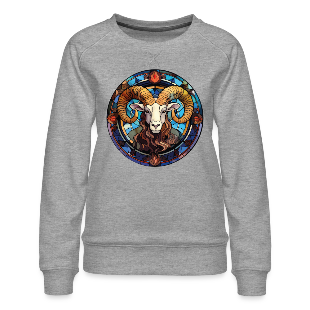 Women’s Mosaic Aries Premium Sweatshirt - heather grey