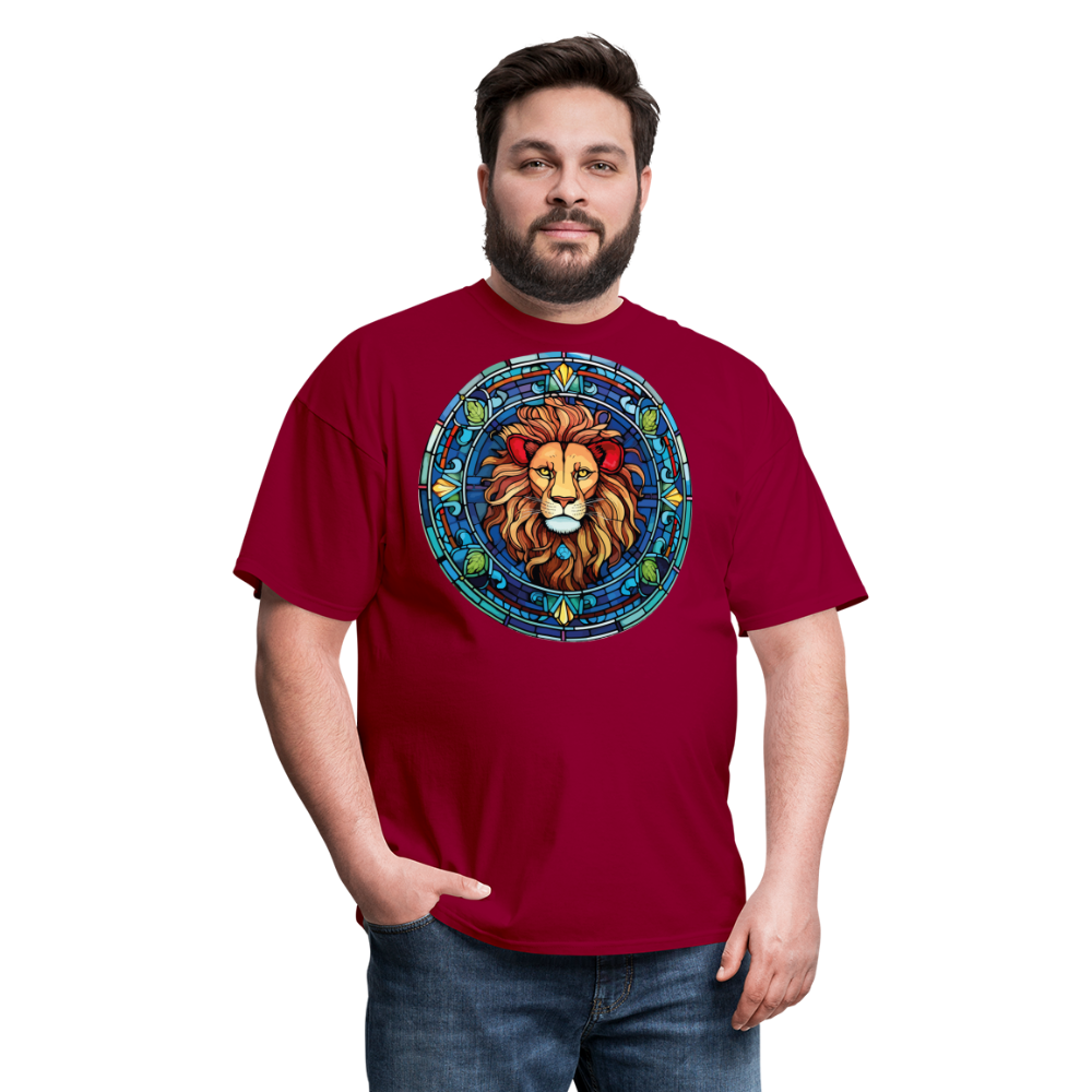 Men's Mosaic Leo Classic T-Shirt - dark red