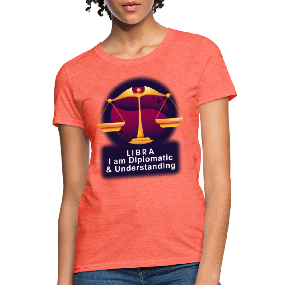 Women's Glow Libra T-Shirt - heather coral