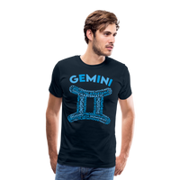 Thumbnail for Men's Power Words Gemini Premium T-Shirt - deep navy