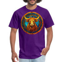 Thumbnail for Men's Mosaic Taurus Classic T-Shirt - purple