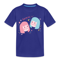 Thumbnail for Kid’s Pinky Gemini Premium Organic T-Shirt - royal blue