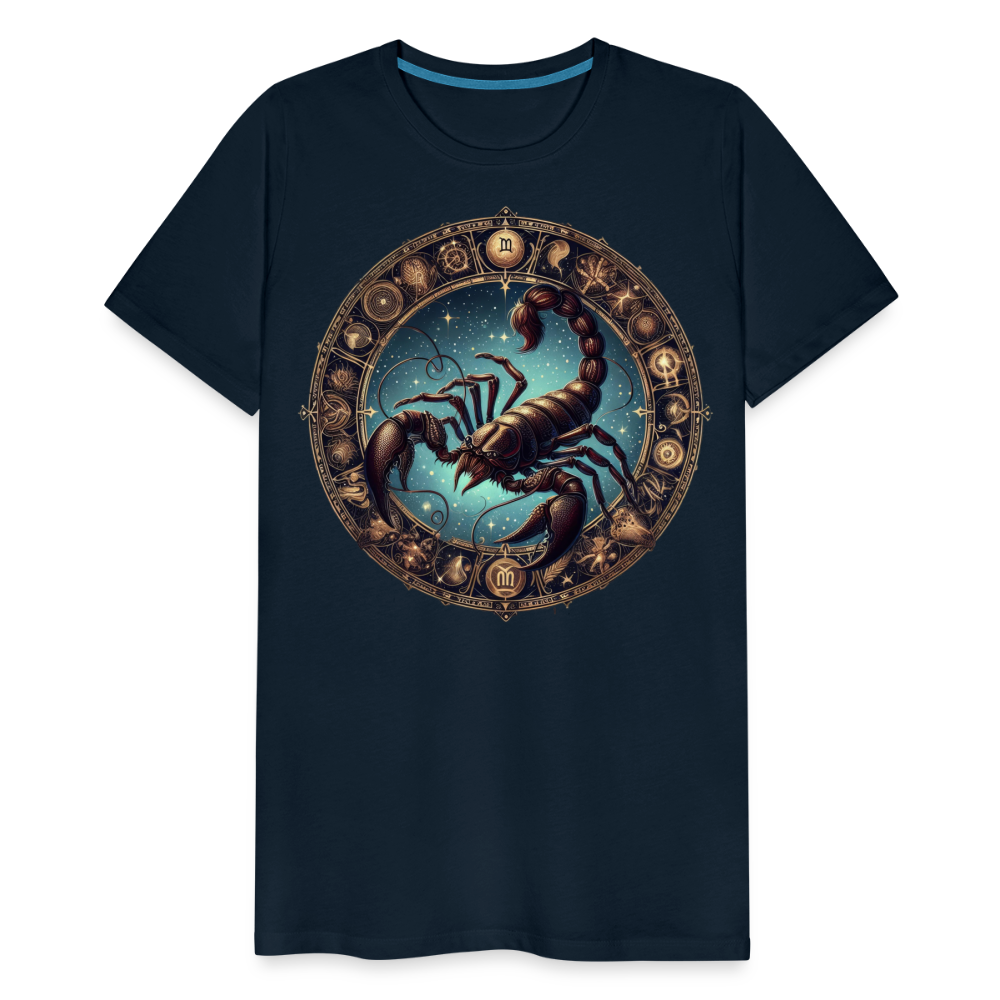 Men's Mythical Scorpio Premium T-Shirt - deep navy