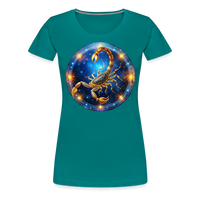 Thumbnail for Women’s Mystic Scorpio Premium T-Shirt - teal