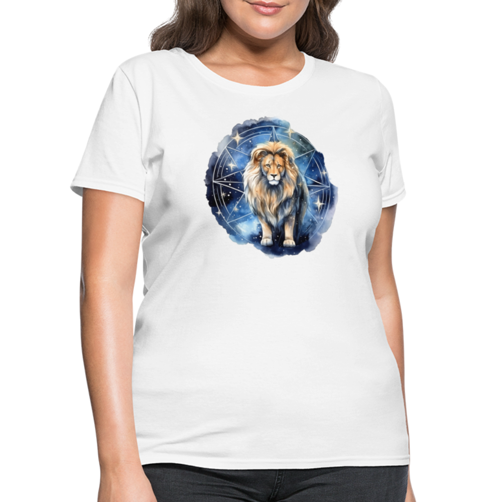 Women's Mythical Leo T-Shirt - white