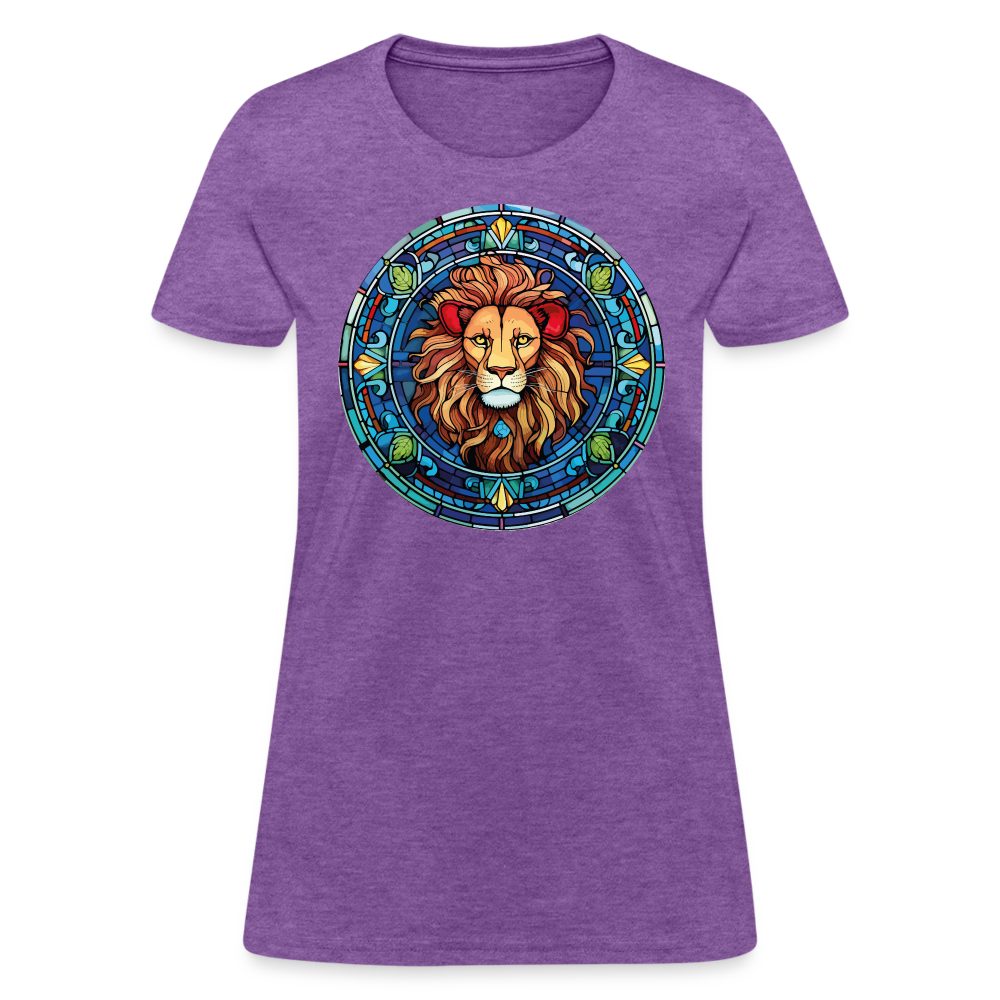 Women's Mosaic Leo T-Shirt - purple heather