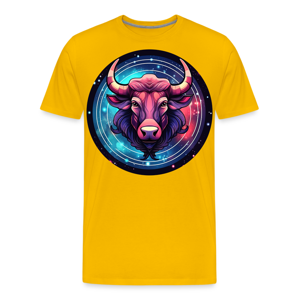 Men's Mystic Taurus Premium T-Shirt - sun yellow