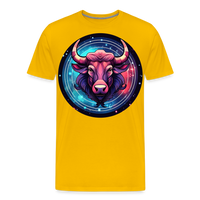 Thumbnail for Men's Mystic Taurus Premium T-Shirt - sun yellow