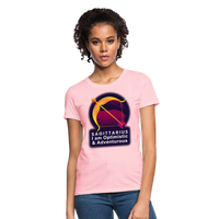 Thumbnail for Women's Glow Sagittarius T-Shirt - pink